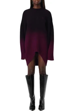 The Attico Dames, Truien, Paars, Maat: 2XS Kasjmier