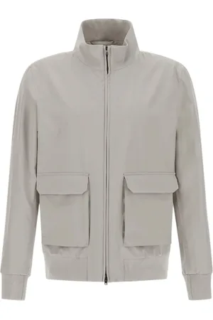 HERNO Heren, Jassen, Grijs, Maat: 2XL Wol