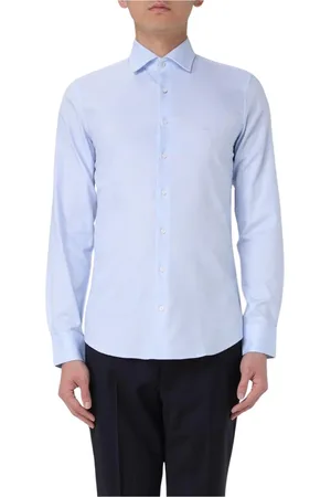 Michael Kors Heren, Overhemden, Blauw, Maat: M