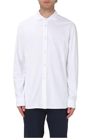 FAY Heren, Overhemden, Wit, Maat: 2XL Katoen