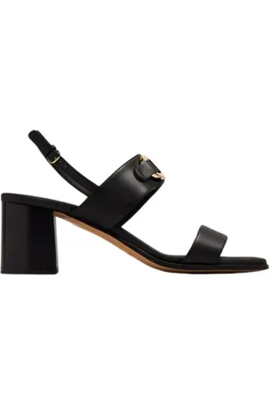 Salvatore Ferragamo Dames, Schoenen, Zwart, Maat: 38 1/2 EU
