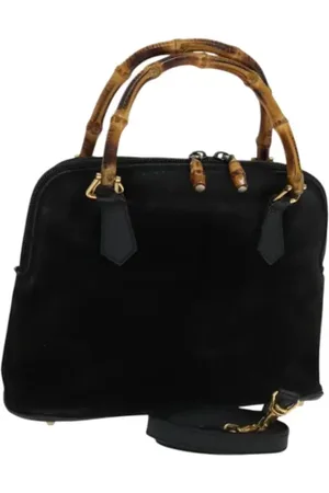 Gucci Dames, Pre-owned, Zwart, Maat: ONE Size Suède