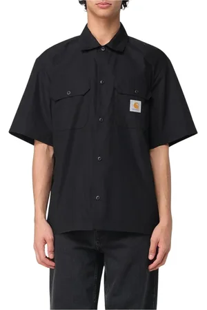 Carhartt Heren, Overhemden, Zwart, Maat: XS Katoen