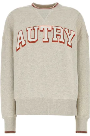 Autry Dames, Sweatshirts & Hoodies, Grijs, Maat: L Katoen