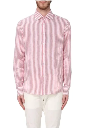 Paul & Shark Heren, Overhemden, Rood, Maat: 2XL Linnen