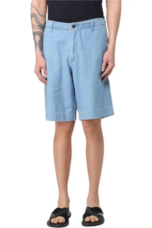 Emporio Armani Heren, Korte broeken, Blauw, Maat: M Denim