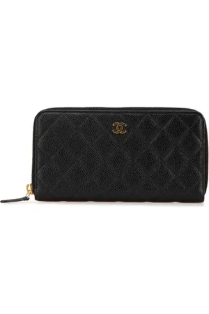CHANEL Dames, Pre-owned, Zwart, Maat: ONE Size Leer