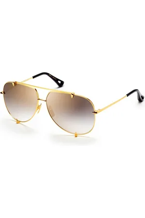 DITA EYEWEAR Unisex, Accessoires, Geel, Maat: 62 MM