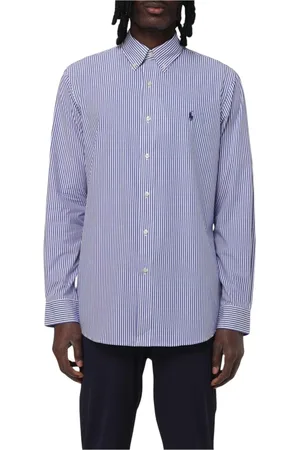Ralph Lauren Heren, Overhemden, Blauw, Maat: 2XL Katoen