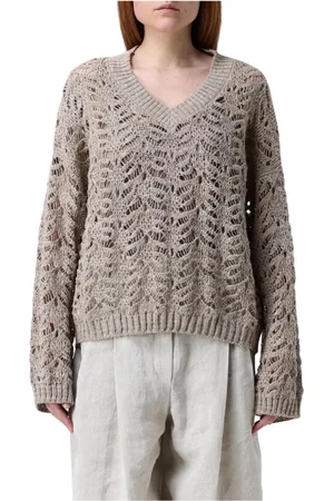 Brunello Cucinelli Dames, Truien, , Maat: L Kasjmier