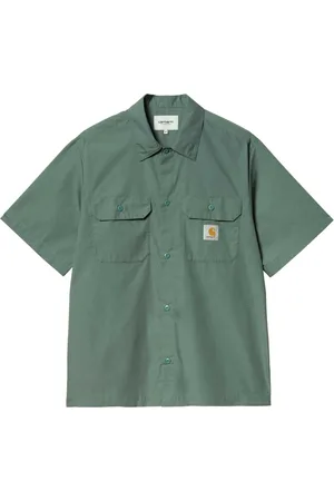 Carhartt Heren, Overhemden, Groen, Maat: M Katoen
