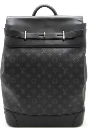 LOUIS VUITTON Heren, Pre-owned, Zwart, Maat: ONE Size Leer