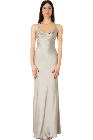 ACTUALEE Dames, Jurken, Grijs, Maat: M Spandex