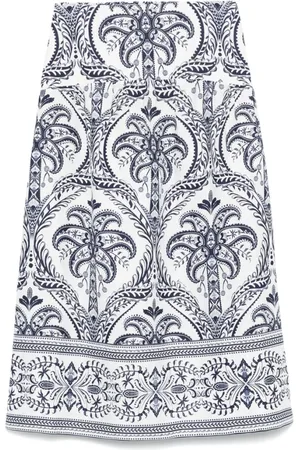 Farm Rio Dames, Rokken, Blauw, Maat: M