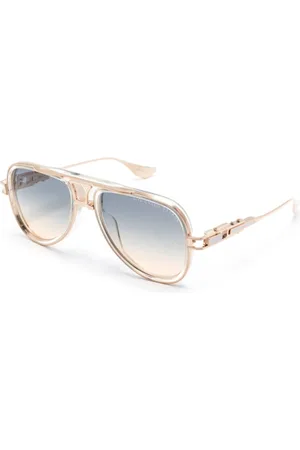 DITA EYEWEAR Unisex, Accessoires, Geel, Maat: 56 MM