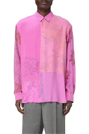 MAGLIANO Heren, Overhemden, Roze, Maat: S Zijde