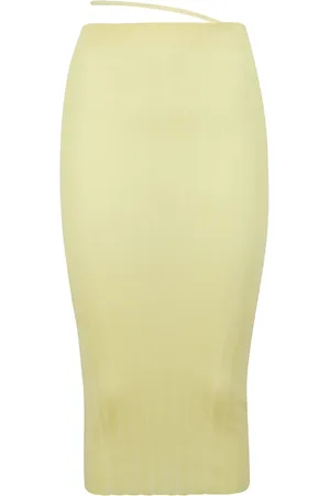 Jacquemus Dames, Rokken, Geel, Maat: XS