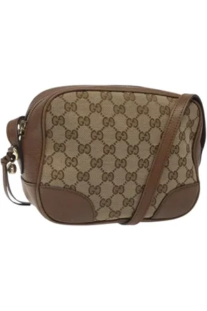 Gucci Dames, Pre-owned, Bruin, Maat: ONE Size Leer