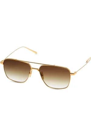 DITA EYEWEAR Unisex, Accessoires, Geel, Maat: 57 MM