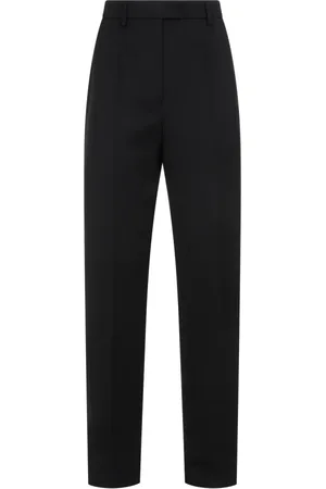 Prada Dames, Broeken, Zwart, Maat: XS Wol