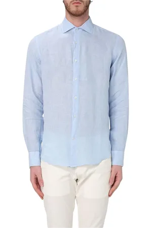 Paul & Shark Heren, Overhemden, Blauw, Maat: L Linnen