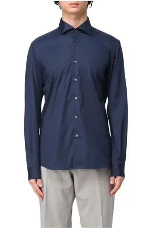 FAY Heren, Overhemden, Blauw, Maat: 3XL