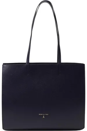 Patrizia Pepe Dames, Tassen, Blauw, Maat: ONE Size Leer