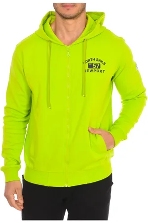 North Sails Heren, Sweatshirts & Hoodies, Groen, Maat: S Katoen
