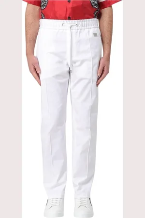 Dolce & Gabbana Heren, Broeken, Wit, Maat: XL Katoen