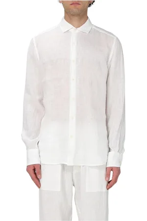 MC2 SAINT BARTH Heren, Overhemden, Wit, Maat: 3XL Linnen