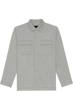 Givenchy Heren, Jassen, Grijs, Maat: M Katoen