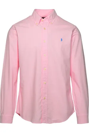 Ralph Lauren Heren, Overhemden, Roze, Maat: M Katoen