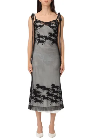 Pinko Dames, Jurken, Zwart, Maat: XS