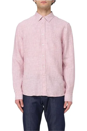 Michael Kors Heren, Overhemden, Roze, Maat: XL Linnen