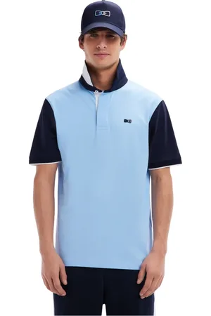 Eden Park Heren, Tops, Blauw, Maat: M Katoen