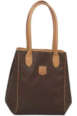 Céline Dames, Pre-owned, Bruin, Maat: ONE Size Leer