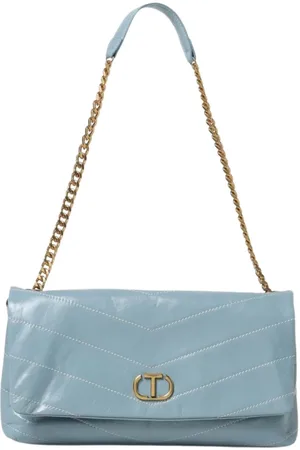 Twin-Set Dames, Tassen, Blauw, Maat: ONE Size