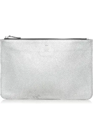 Fendi Dames, Pre-owned, Grijs, Maat: ONE Size Leer