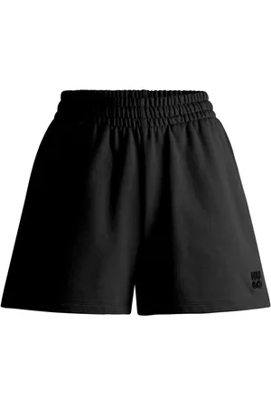 HUGO BOSS Dames, Korte broeken, Zwart, Maat: S Katoen