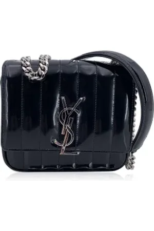 Saint Laurent Dames, Pre-owned, Zwart, Maat: ONE Size Leer