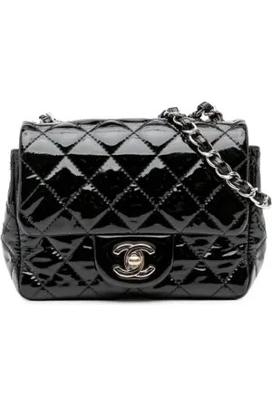 CHANEL Dames, Pre-owned, Zwart, Maat: ONE Size Leer