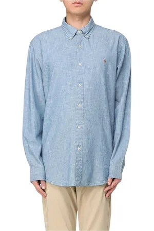 Ralph Lauren Heren, Overhemden, Blauw, Maat: XL