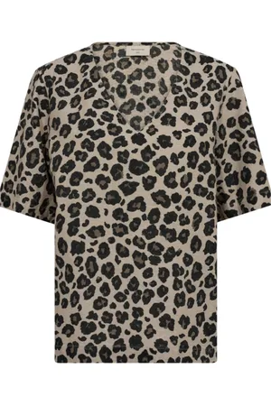 Freequent Dames, Tops, Veelkleurig, Maat: L Linnen