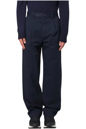 Armani Exchange Heren, Broeken, Blauw, Maat: W34 Katoen