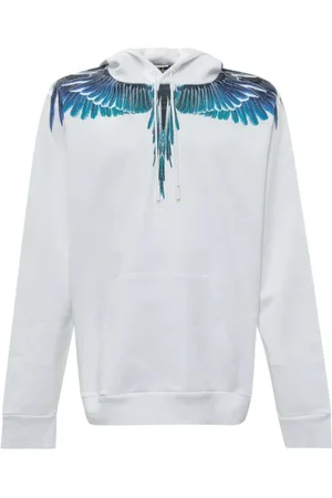 MARCELO BURLON Heren, Sweatshirts & Hoodies, Wit, Maat: XL Katoen