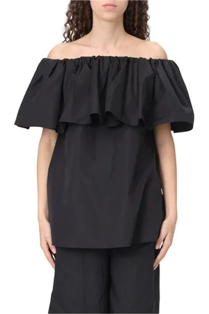 Max Mara Dames, Blouses & Shirts, Zwart, Maat: S Katoen