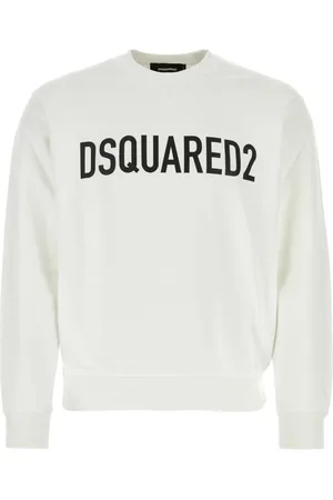 Dsquared2 Heren, Sweatshirts & Hoodies, Wit, Maat: L Katoen