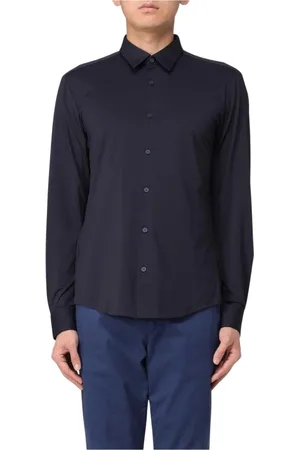HUGO BOSS Heren, Overhemden, Blauw, Maat: M