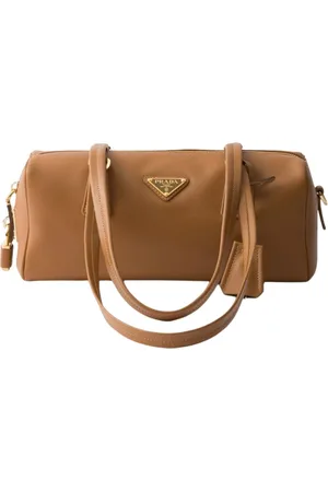Prada Dames, Tassen, Bruin, Maat: ONE Size Leer