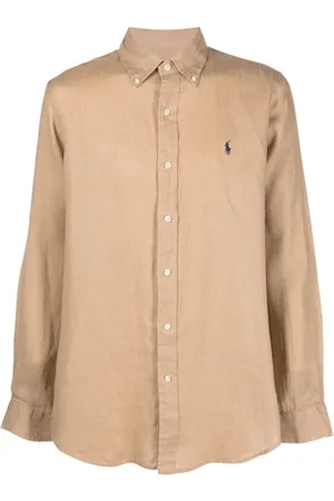 Ralph Lauren Heren, Overhemden, , Maat: L Linnen